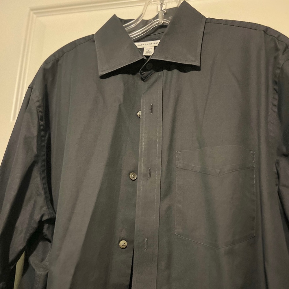 Banana Republic Large Slate Grey Dress Shirt